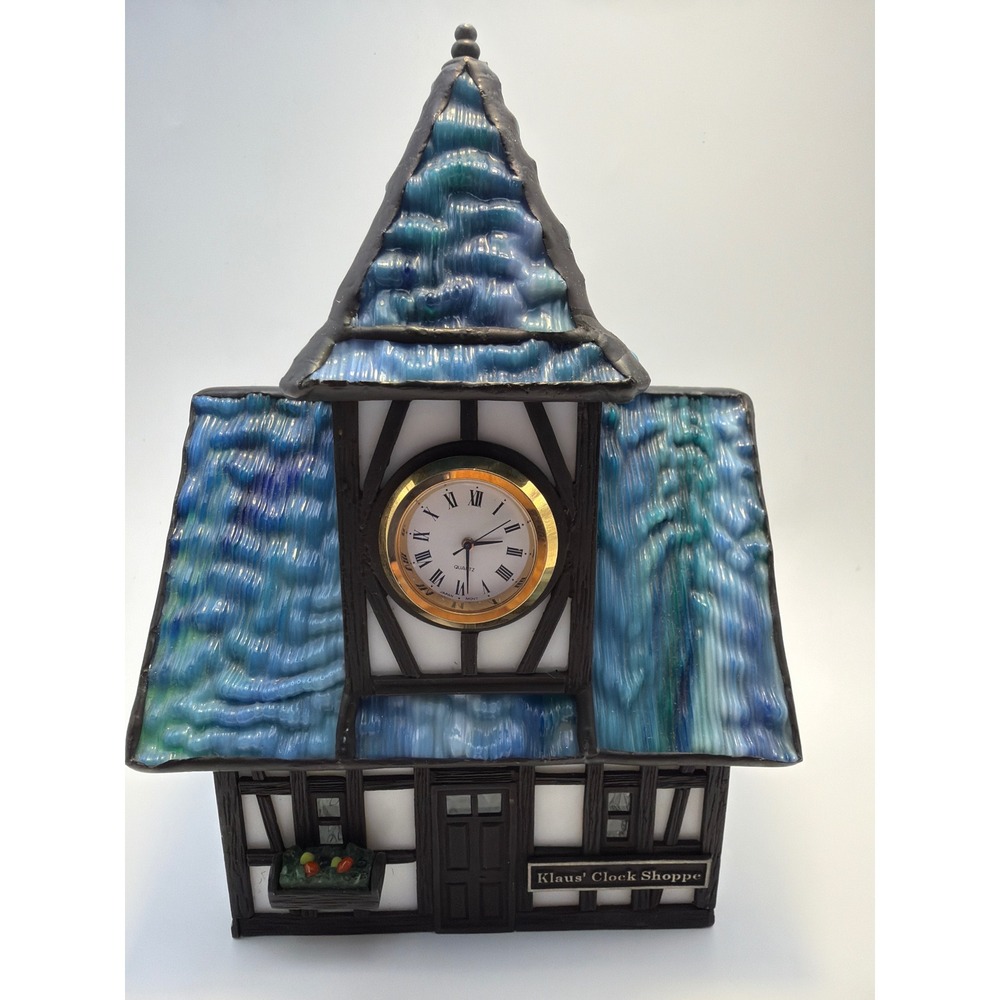 Forma Vitrum Vitreville Klaus' Clock Shoppe Stained Glass House Bill Job 1997